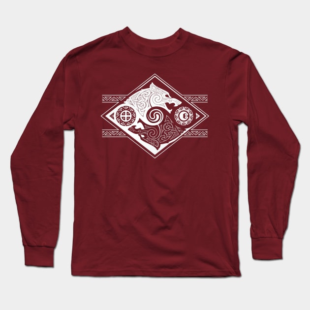 HATI AND SKOLL Long Sleeve T-Shirt by RAIDHO